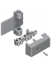 Arlington GB5P - 6 to 2 Grounding Electrode Intersystem Grounding Bridges with PVC Adapter - Zinc (Bridge) / Paintable Plastic (Cover)
